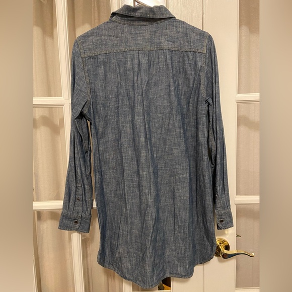 Ralph Lauren chambray longline tunic - Picture 3 of 4